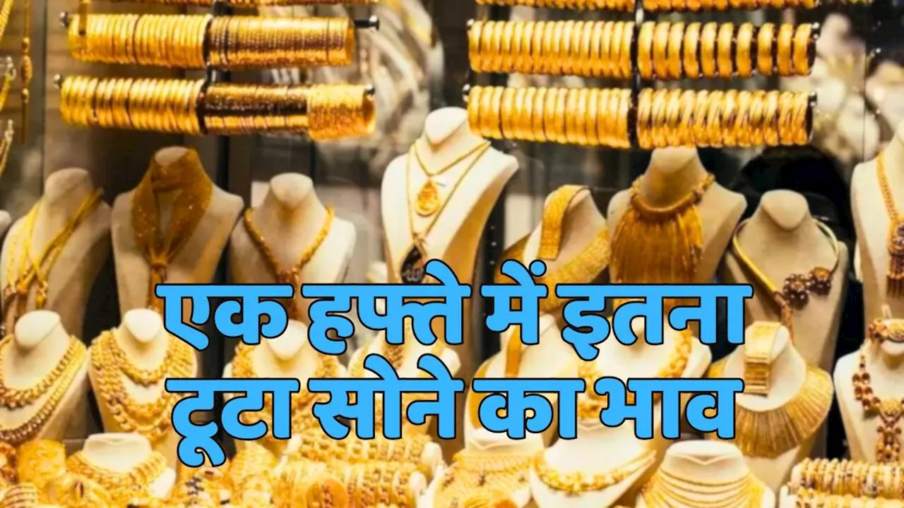 Gold Price: अचानक इतना सस्ता हो गया सोना, 7 दिन में भरभराकर गिरा गोल्ड, जानें नया रेट