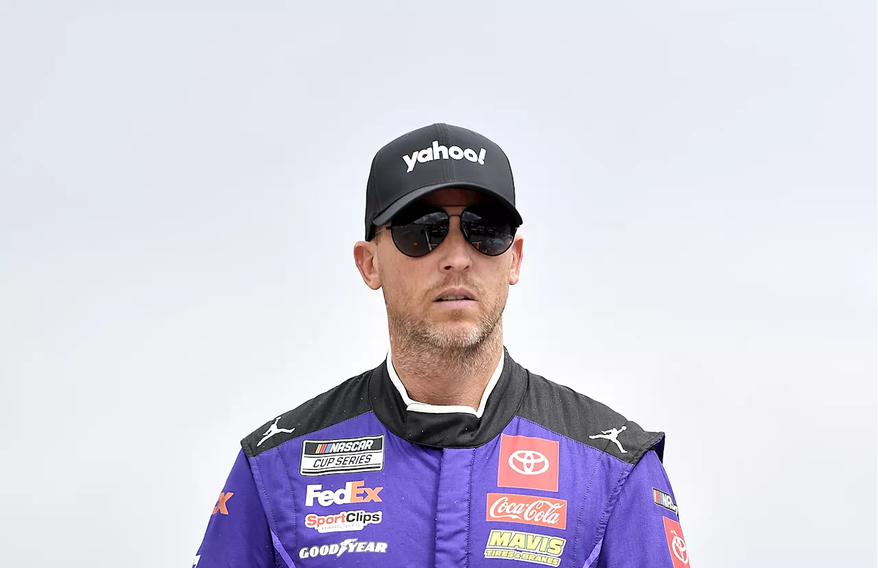 Denny Hamlin Suffers Spin In NASCAR FireKeepers Casino 400 At Michigan International Speedway