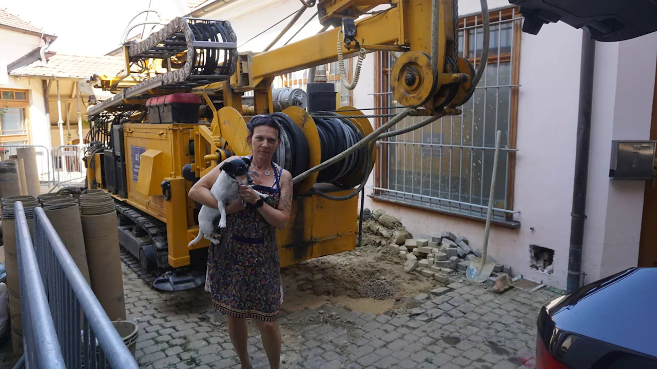 Baustelle in Hollabrunns Fußgängerzone lässt Anrainer zürnen