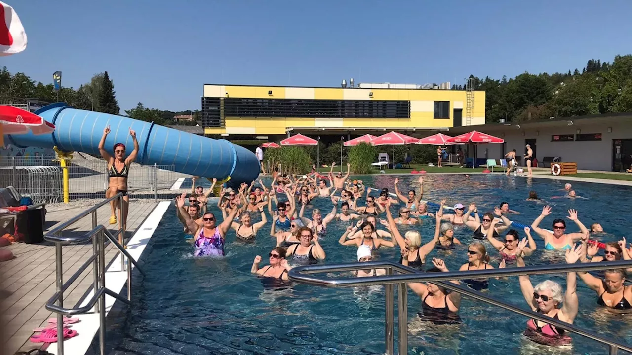 Cool im und am Pool im Strandbad