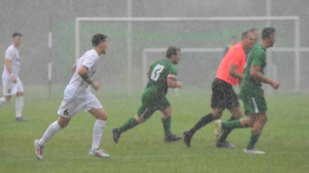 Schweres Gewitter sorgte für mehrere Spielabbrüche im Waldviertel