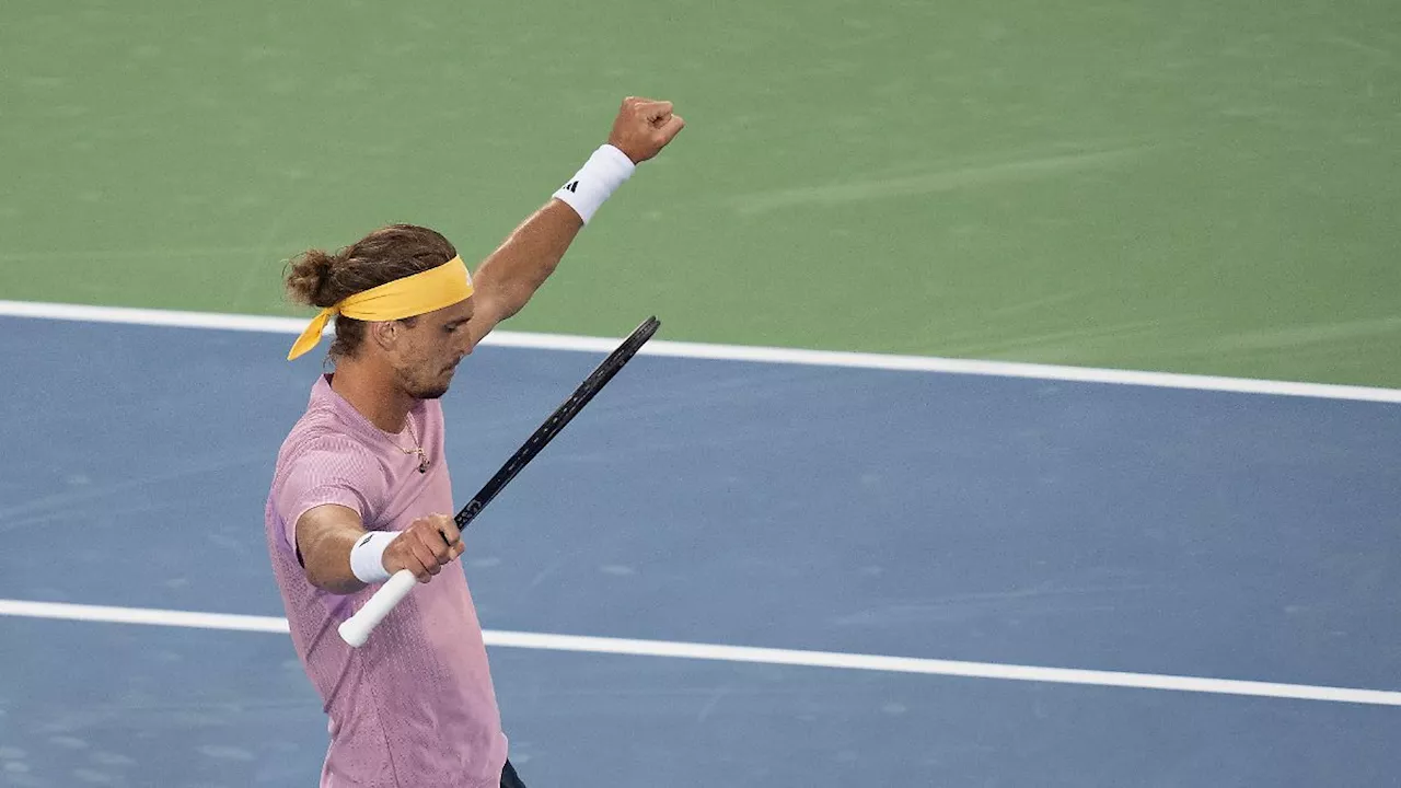 Tennisprofi Alexander Zverev steht im Halbfinale des ATP-Masters in Cincinnati