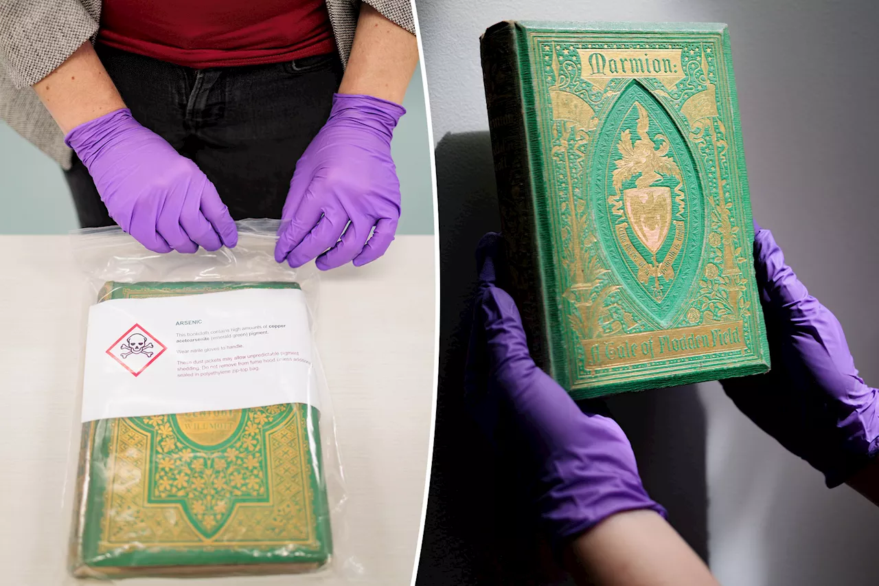 Antique books contain toxic dyes — steer clear, chemical experts warn