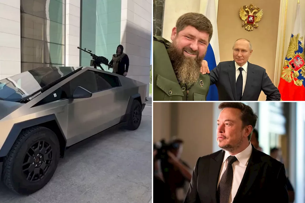 Ecstatic war lord mounts machine gun on Cybertruck, invites Musk to visit after hailing billionaire's 'genius'