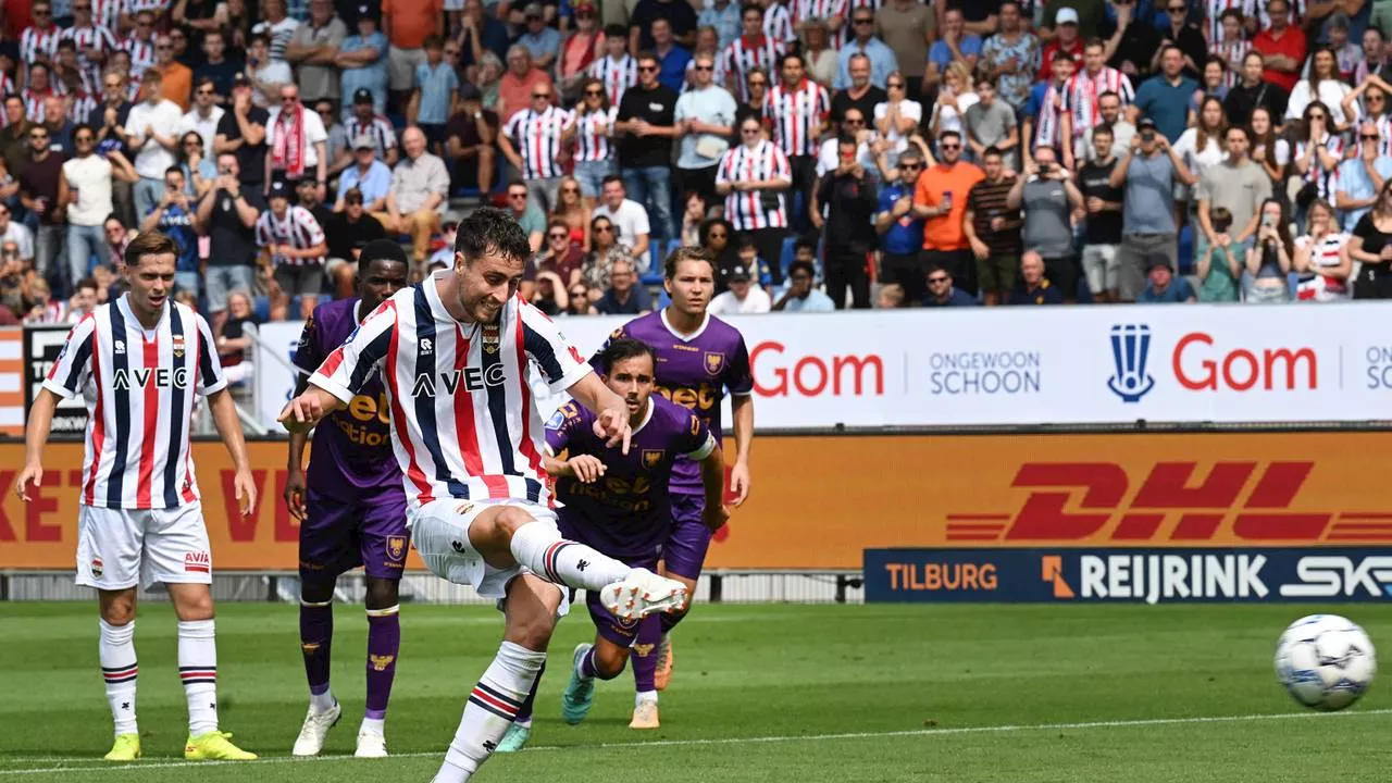 Willem II is te sterk voor Go Ahead, eerste overwinning is binnen