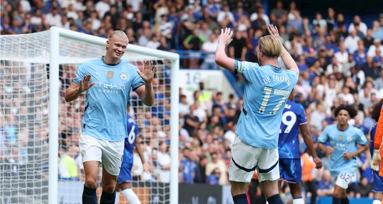 Manchester City impose sa loi sur la pelouse de Chelsea, Haaland buteur !