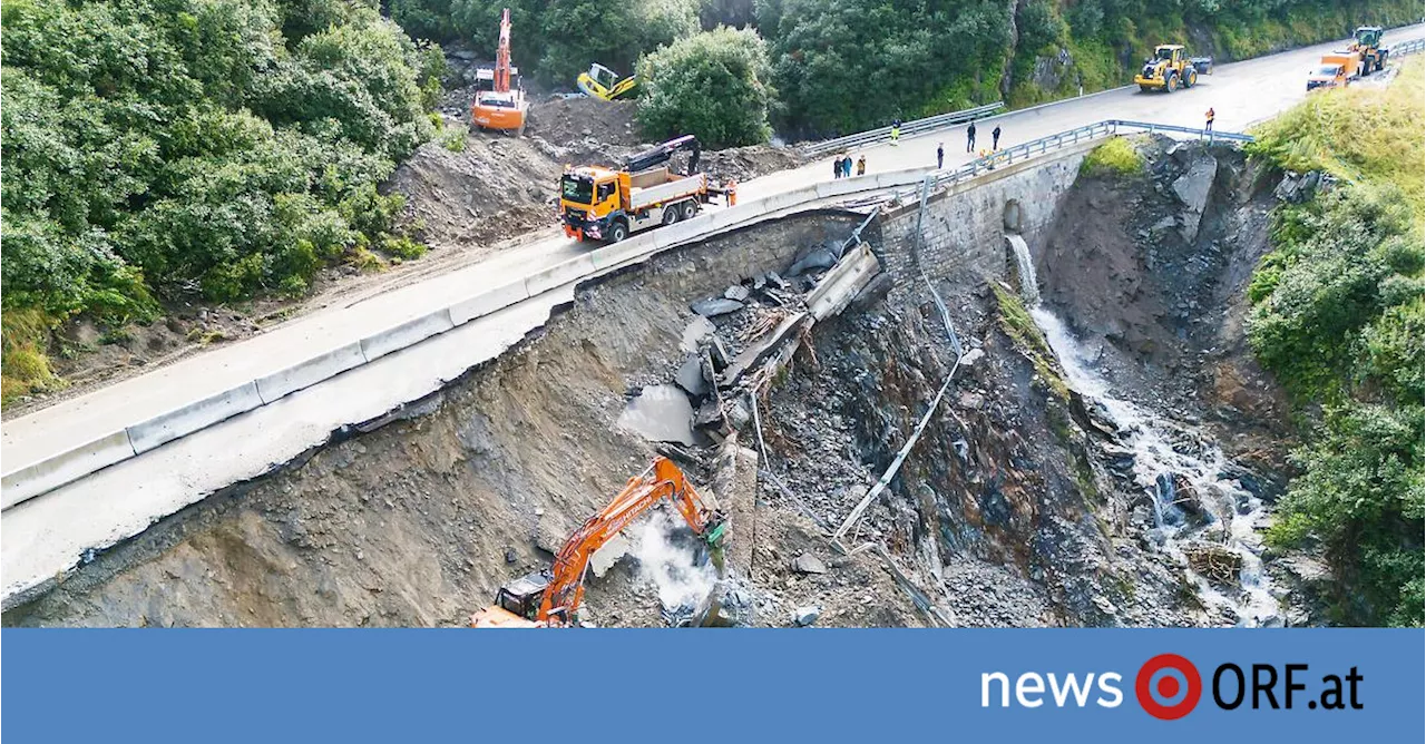 Nach Unwettern: Arlbergpass bleibt weiter gesperrt