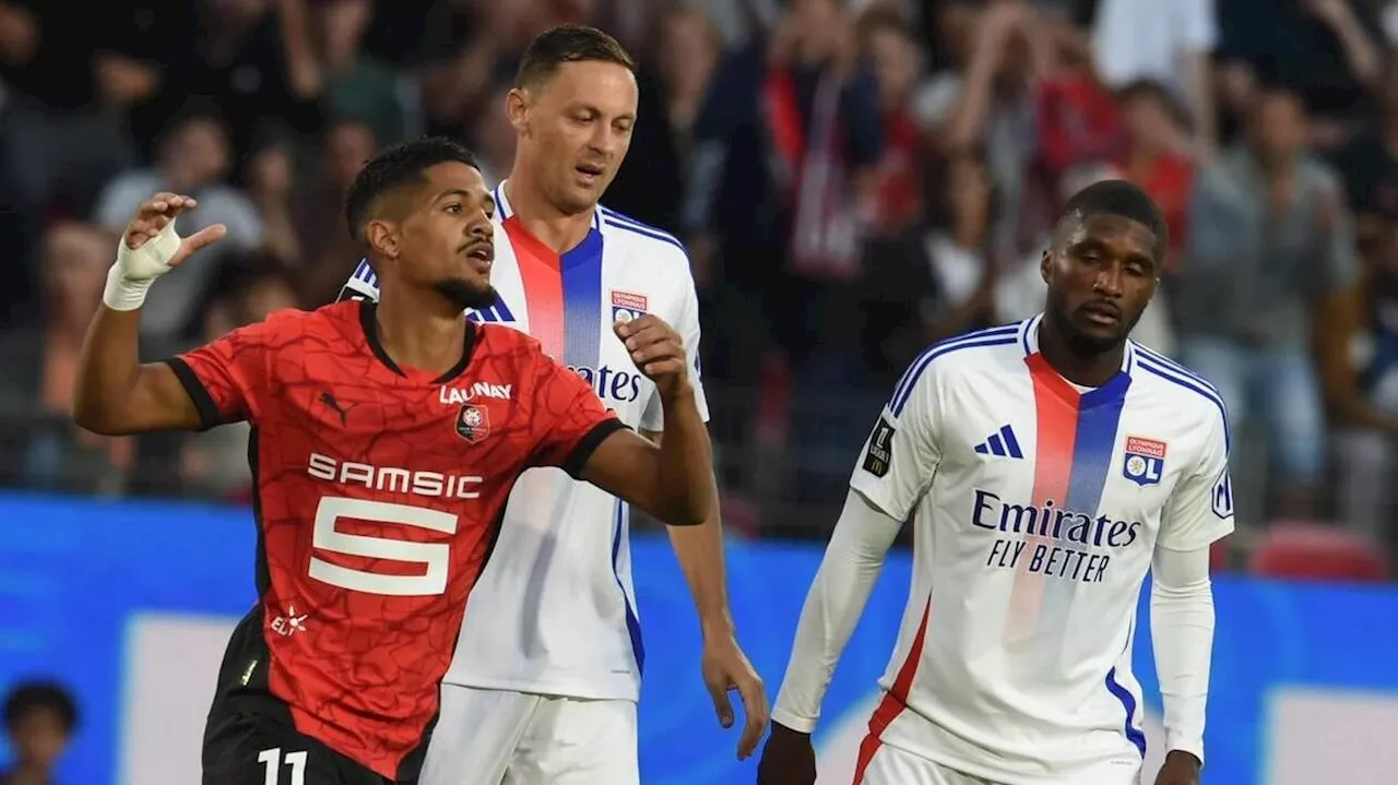 VIDÉO. Coup franc dévié par Matic, bourde de Niakhaté… Le début de match cauchemar de l’OL à Rennes