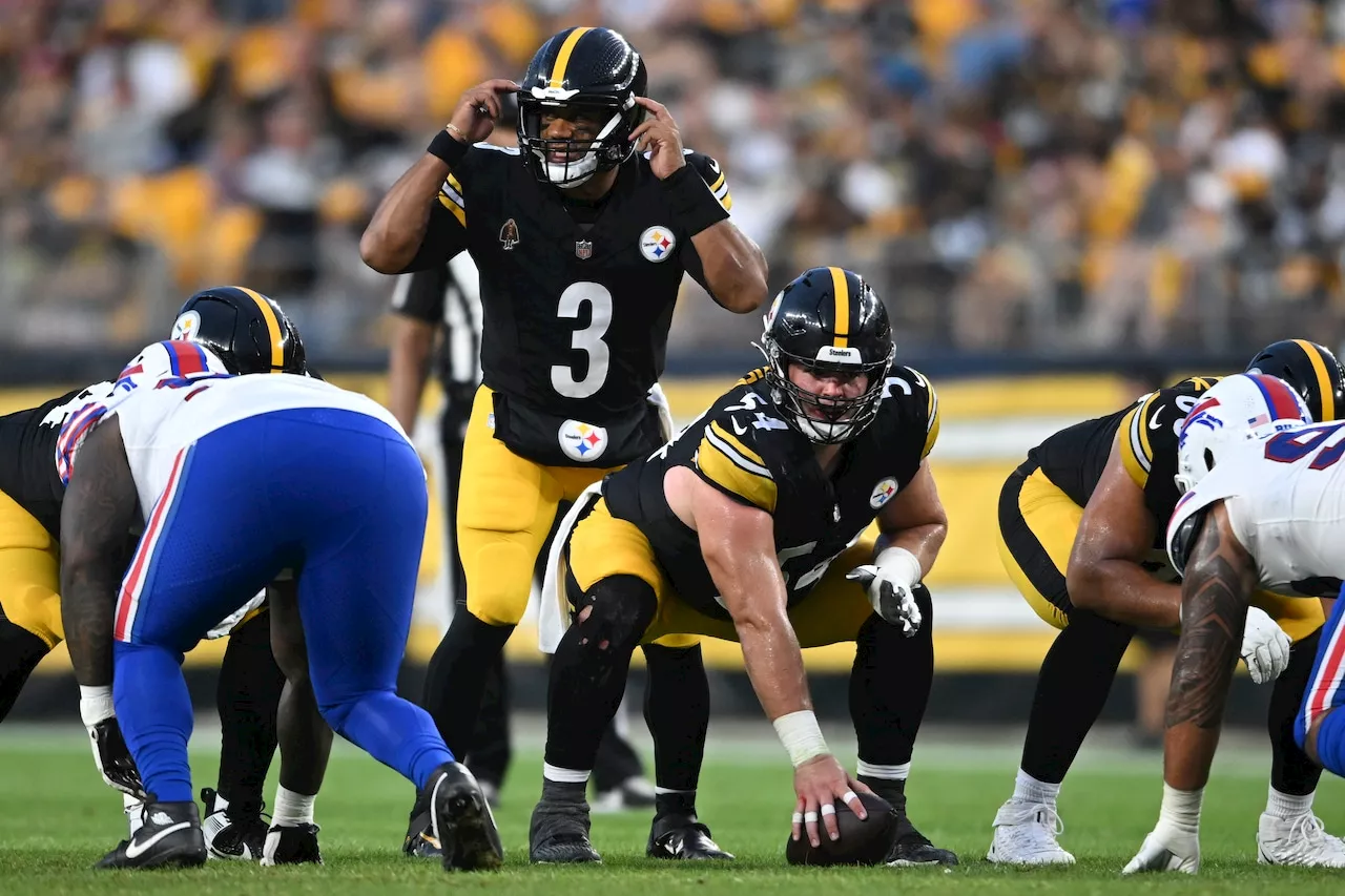 Russell Wilson slogs through a rusty Steelers preseason debut loss against the Bills