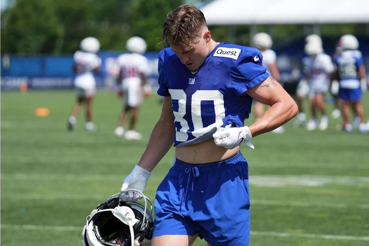 Injury Update zur Saison 2024: Giants-Receiver Olszewski fällt aus