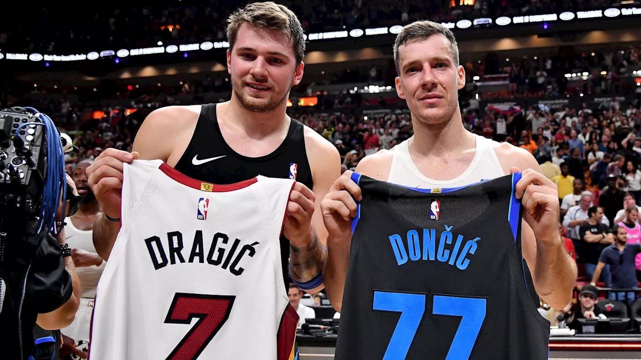 Mavericks' Luka Doncic, Dirk Nowitzki To Play in Goran Dragic's Retirement Game