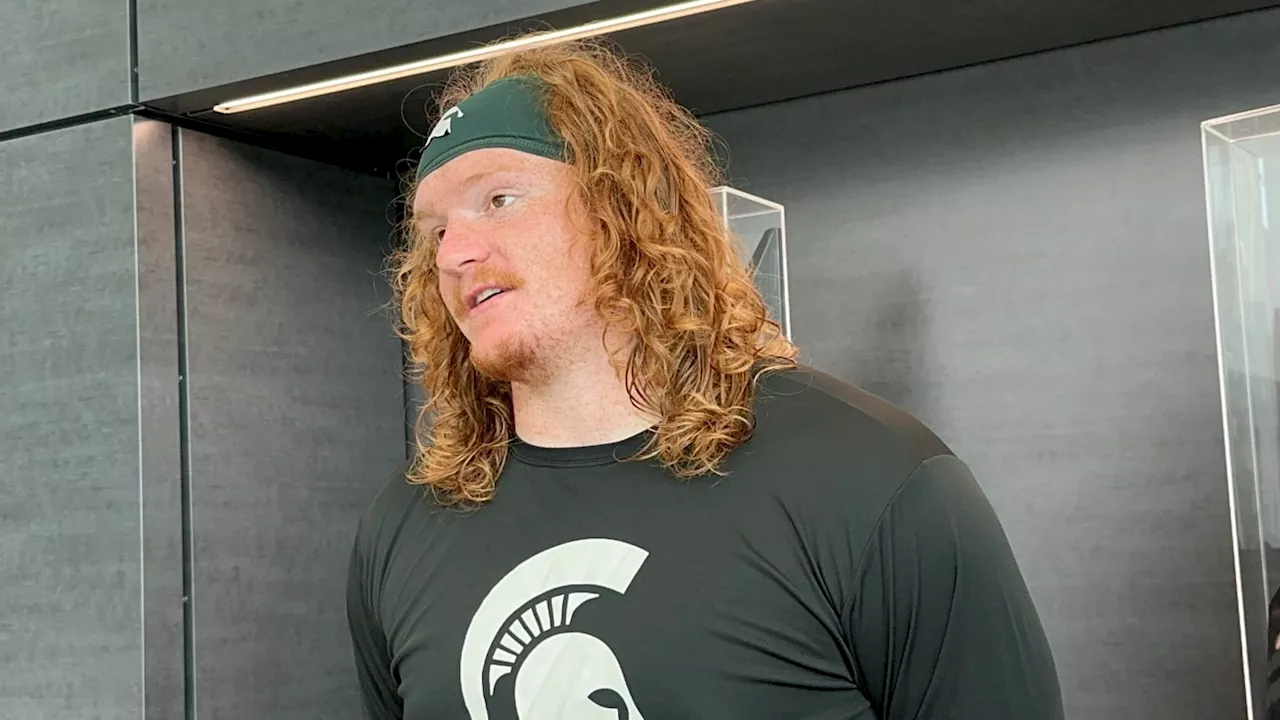 Michigan State OL Tanner Miller's experience is a valuable asset for the Spartans