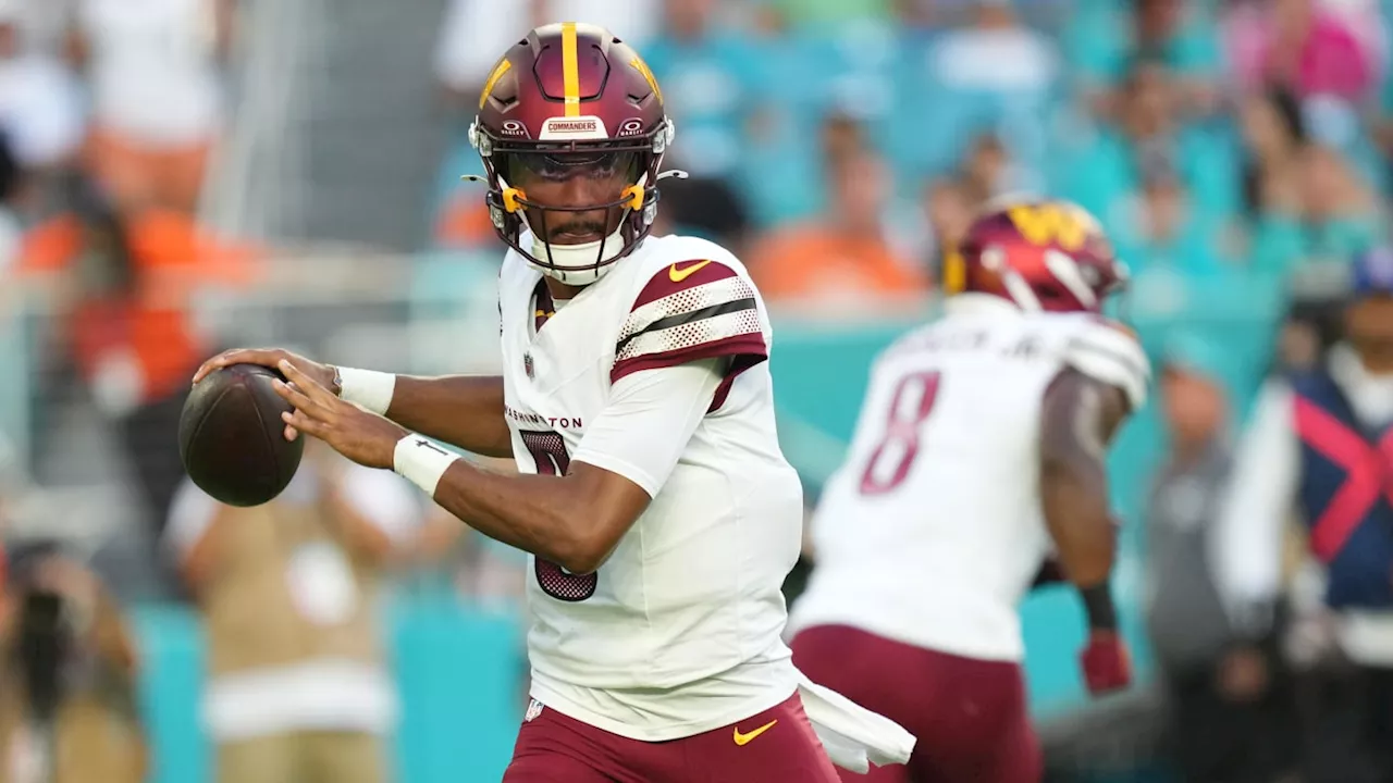 Washington Commanders QB Jayden Daniels Shows 'Good Poise' vs. Miami Dolphins