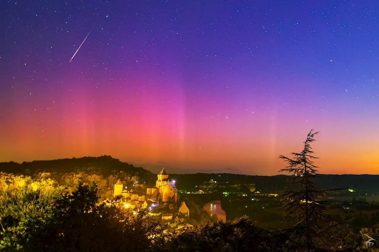 Des aurores boréales photographiées au-dessus de la vallée de la Dordogne