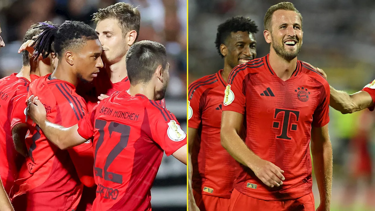 Michael Olise takes just two minutes to make instant impact as Harry Kane achieves impressive Bayern...