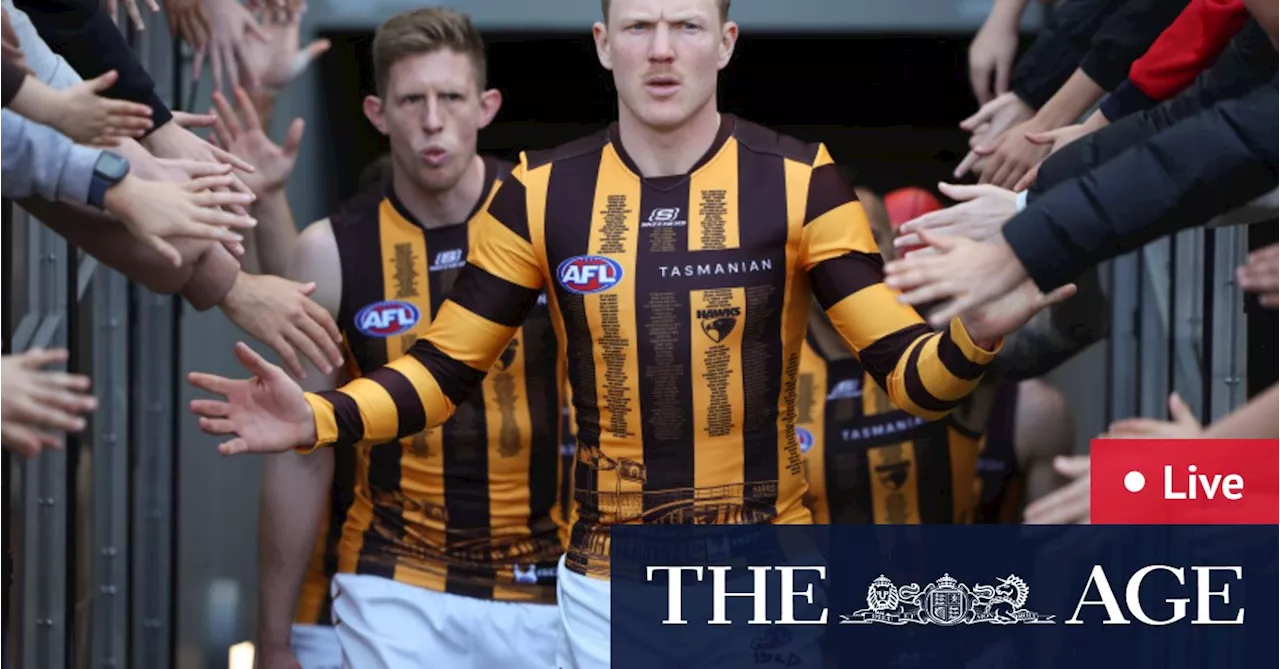 AFL 2024 round 23 LIVE updates: Western Bulldogs, Hawthorn Hawks and Carlton Blues put finals hopes on the line