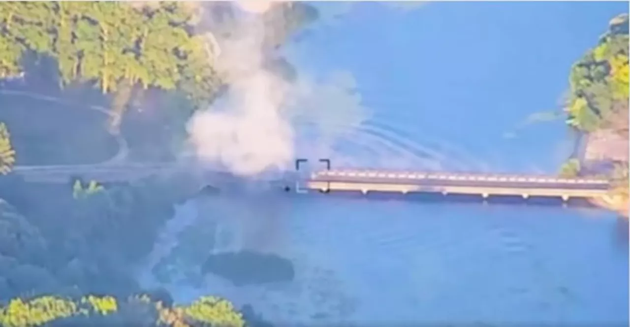 Second Kursk bridge destroyed as Russian oil depot targeted during drone strike