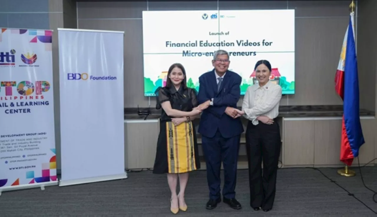 BSP, DTI, BDOF launch fin ed videos for micro biz