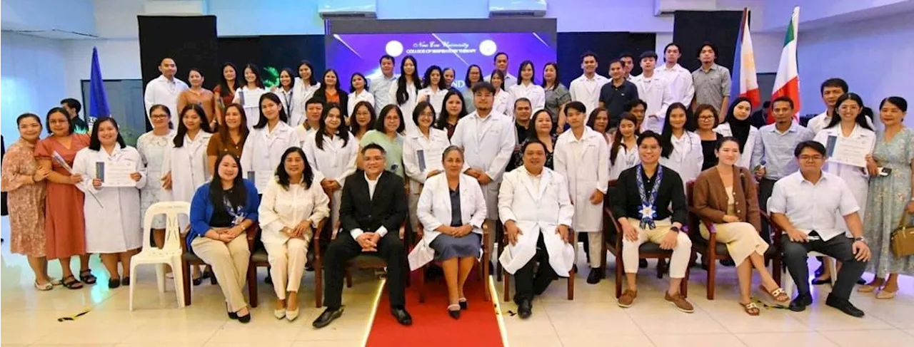 NEU holds 1st pinning, white coat ceremony