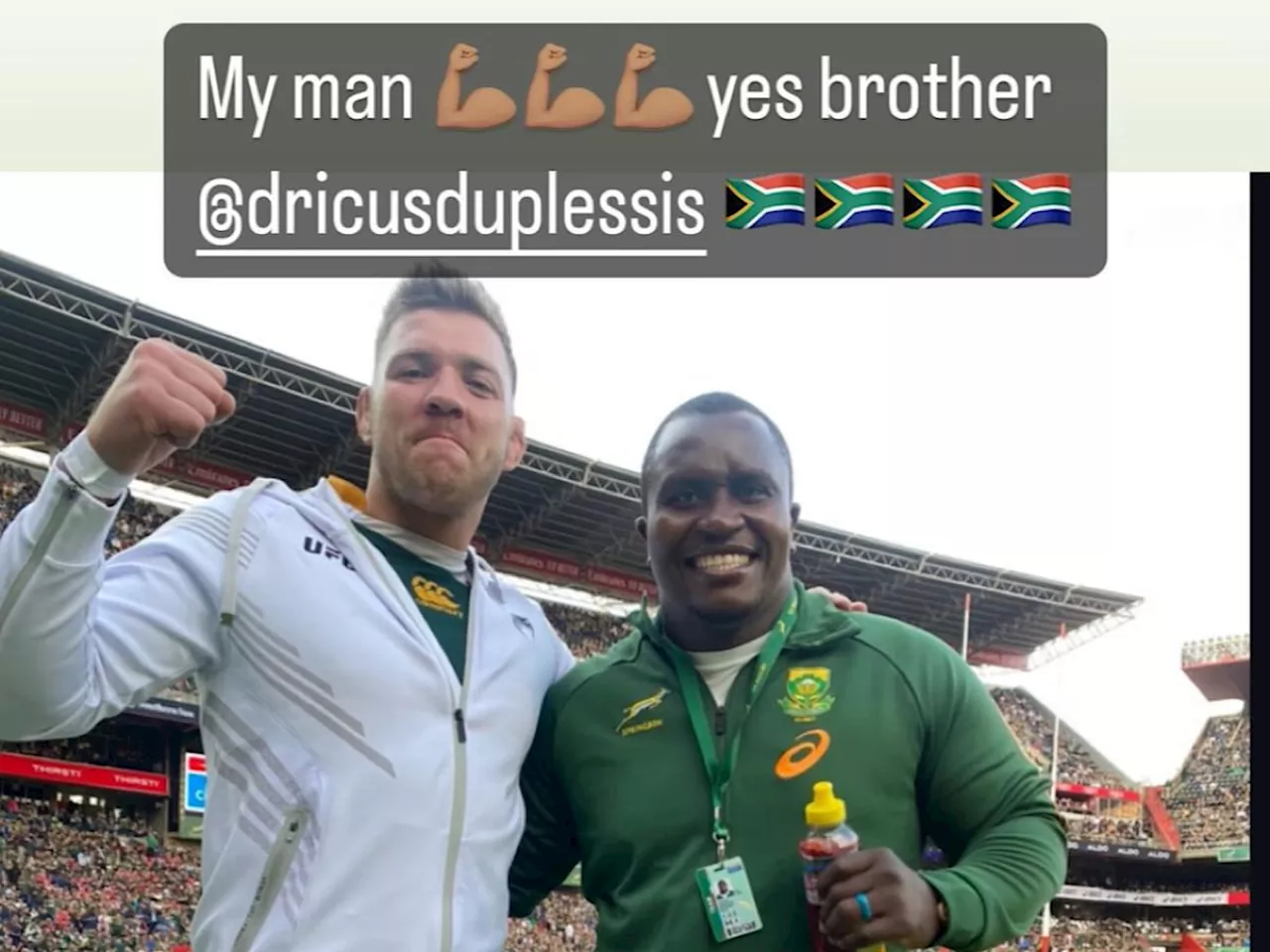 ‘My man’: Trevor Nyakane celebrates Dricus Du Plessis’ UFC win