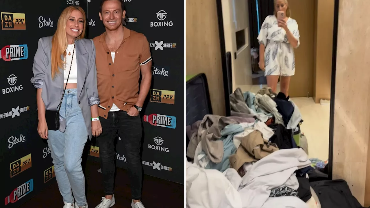 Stacey Solomon calls out husband Joe Swash after he moans at the star amid holiday mishap...