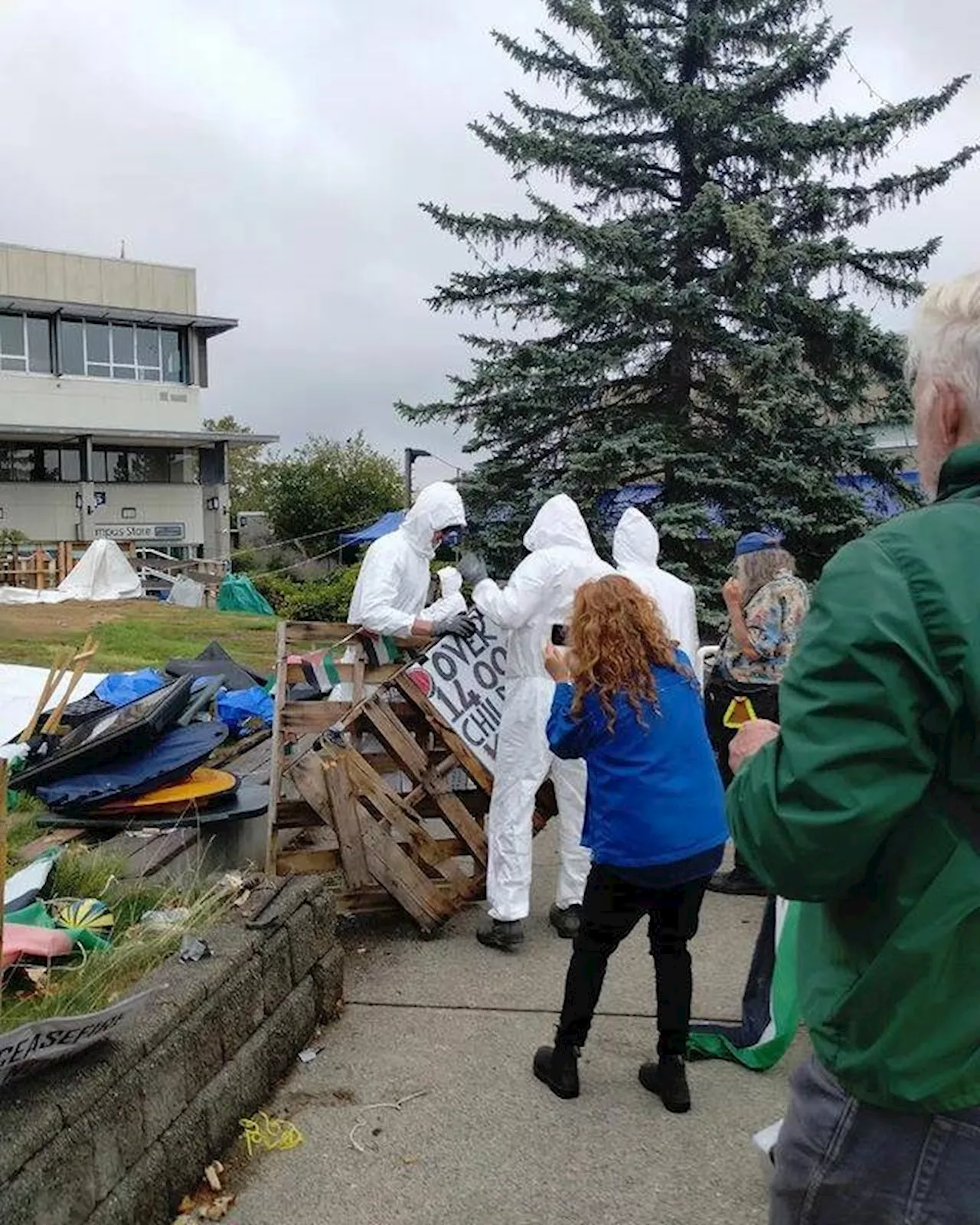 Pro-Palestinian encampment at Vancouver Island University cleared