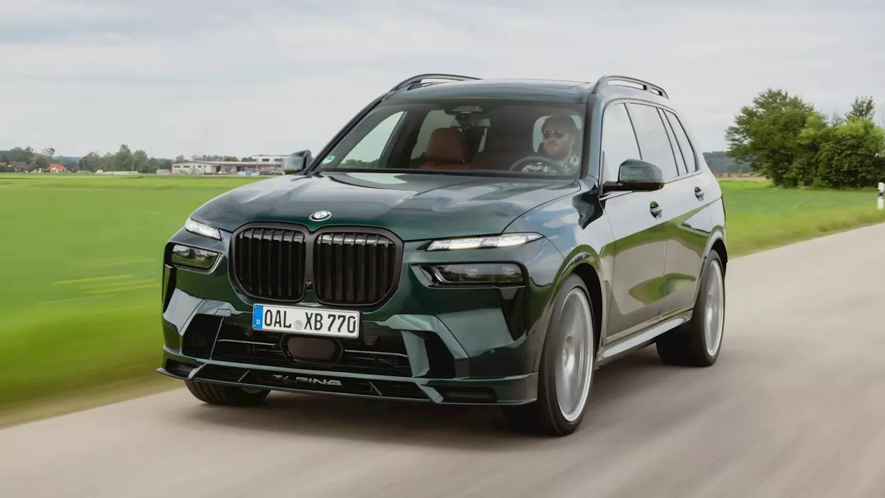 The Alpina XB7 Manufaktur is a luxurious stealth missile with room for seven