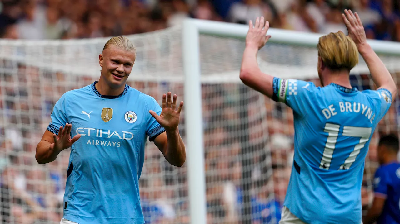 Haaland, Manchester City begin title defence with win over Chelsea