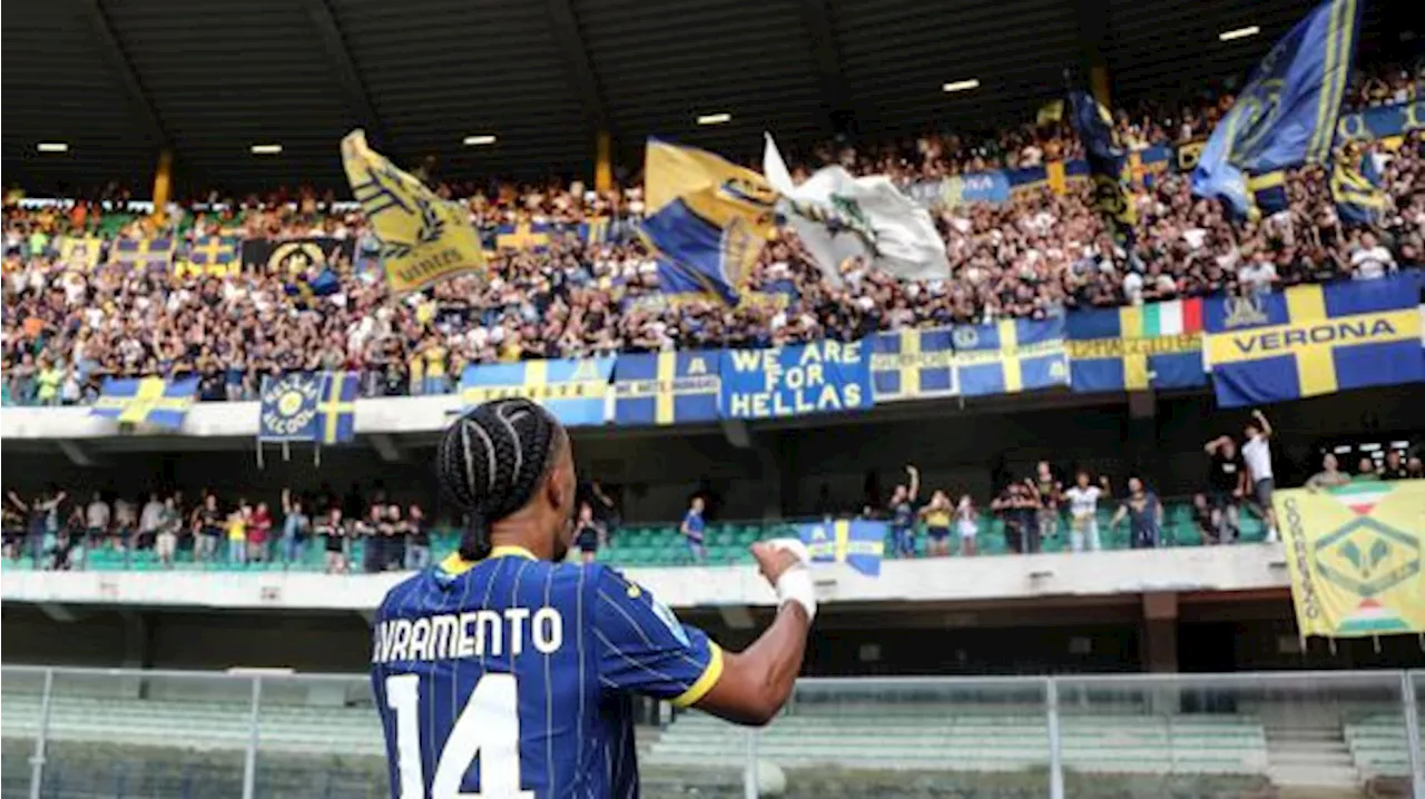 Hellas Verona, Livramento: 'Emozione indescrivibile esultare sotto la curva'