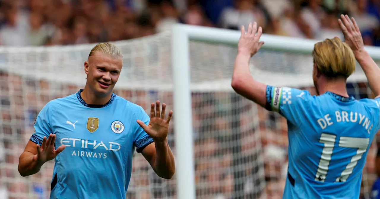 Haaland scoret i sin 100. Manchester City-kamp