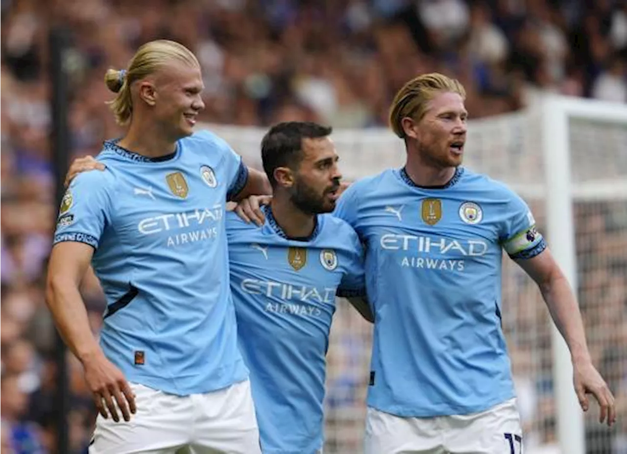 Erling Haaland celebra 100 partidos con el Manchester City con gol en la victoria 2-0 ante el Chelsea