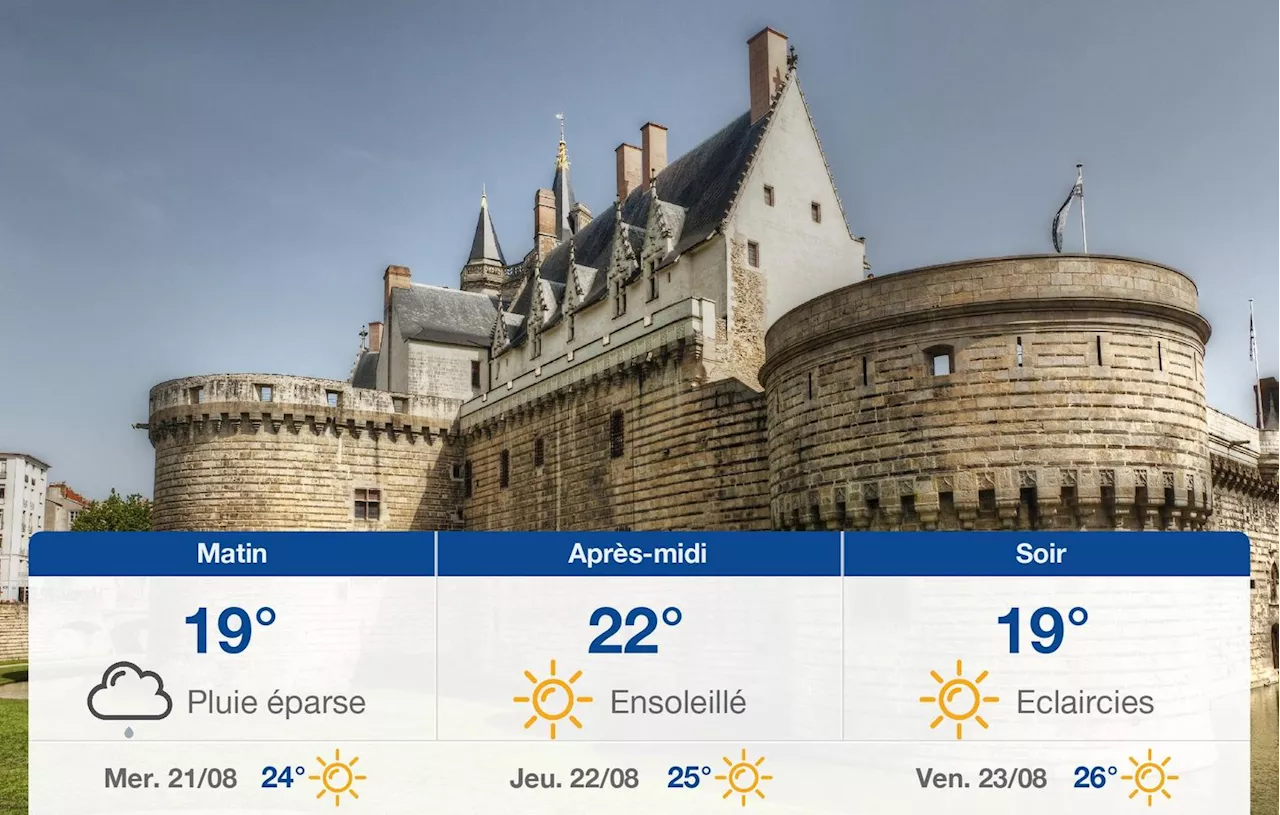 Météo Nantes: prévisions du mardi 20 août 2024