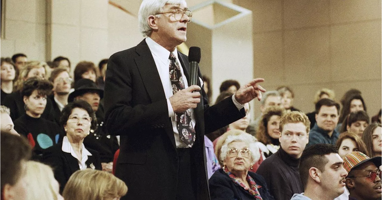 Phil Donahue, whose pioneering daytime talk show launched an indelible television genre, has died