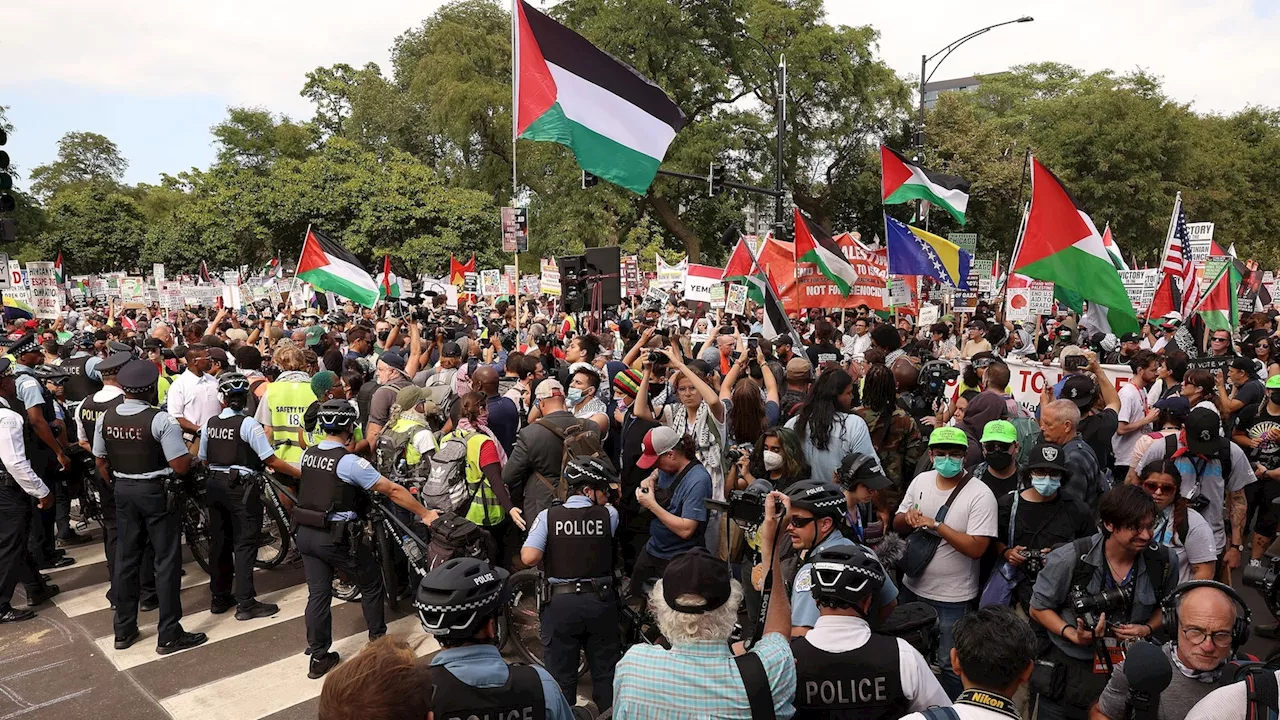 DNC 2024 Day 1 live updates: 4 arrested after some protesters breach security fence