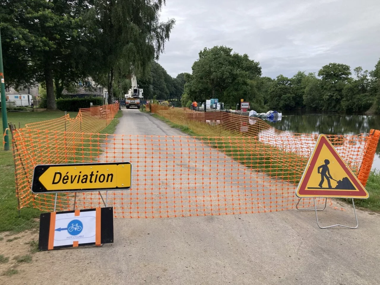 Canal de Nantes à Brest : pourquoi des travaux sont réalisés à cette écluse ?