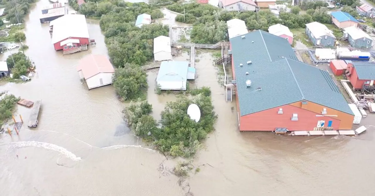 Bering Sea storm brings erosion and flooding to Western Alaska communities