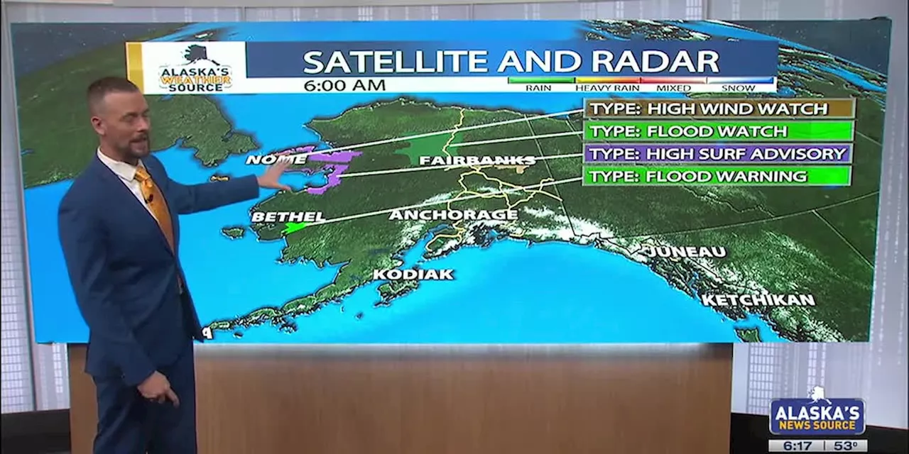 Remnants of Typhoon Ampil to bring winds and rain to Alaska