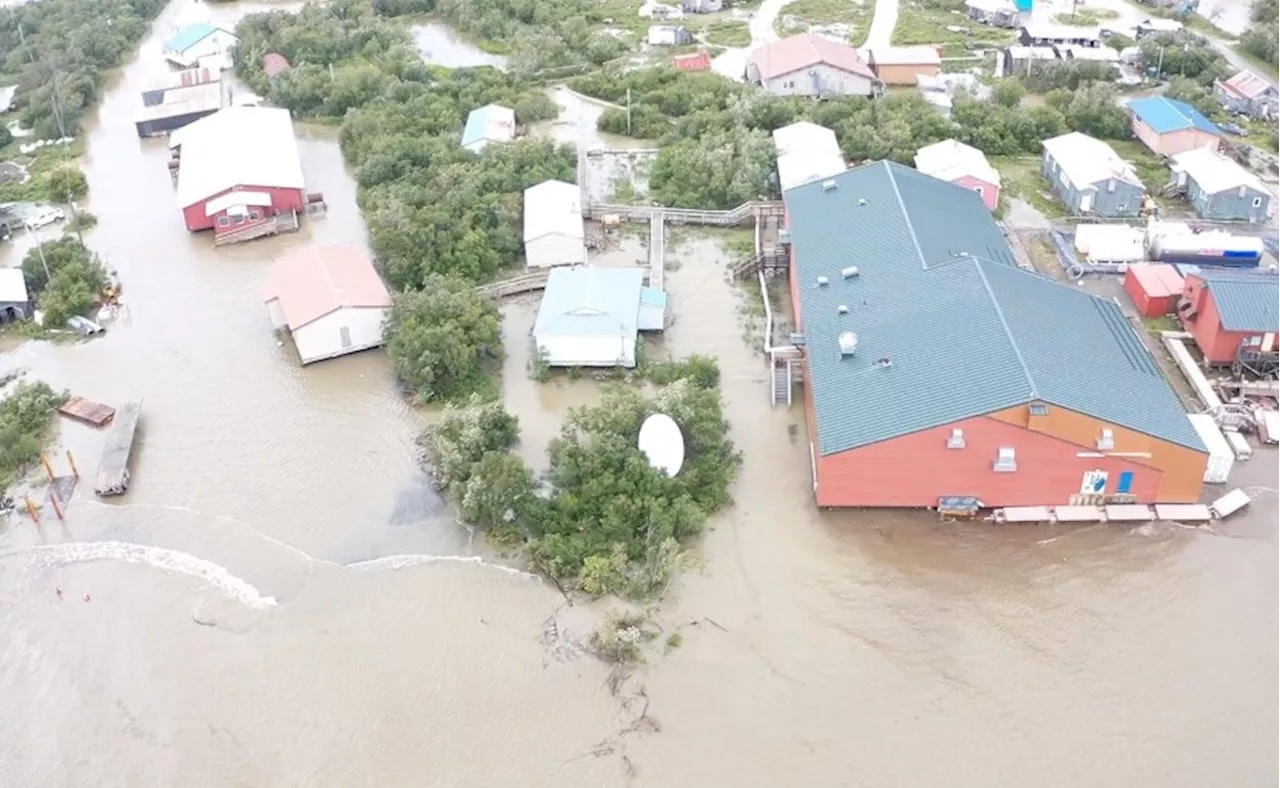 Bering Sea storm brings erosion and flooding to Western Alaska communities