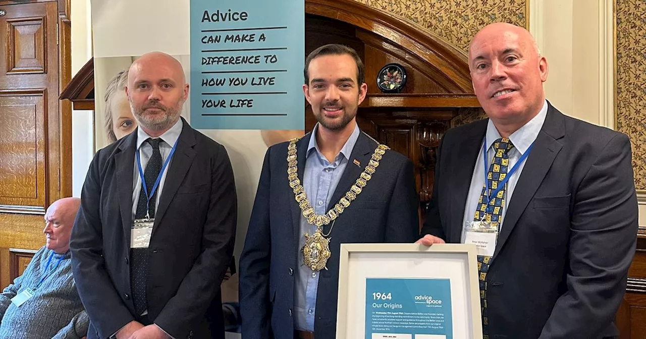 Belfast advice charity celebrates 60th anniversary at City Hall event