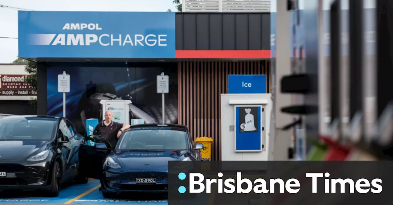 Fuel giant Ampol to miss target for electric vehicle charging bays