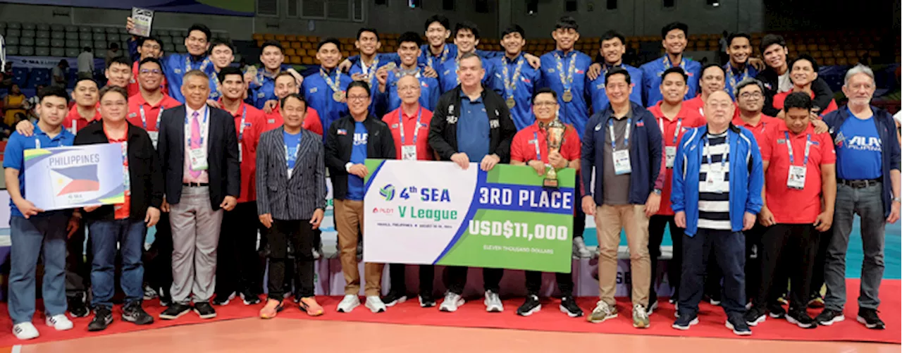 Alas Pilipinas men get game face back with bronze in SEA V. League