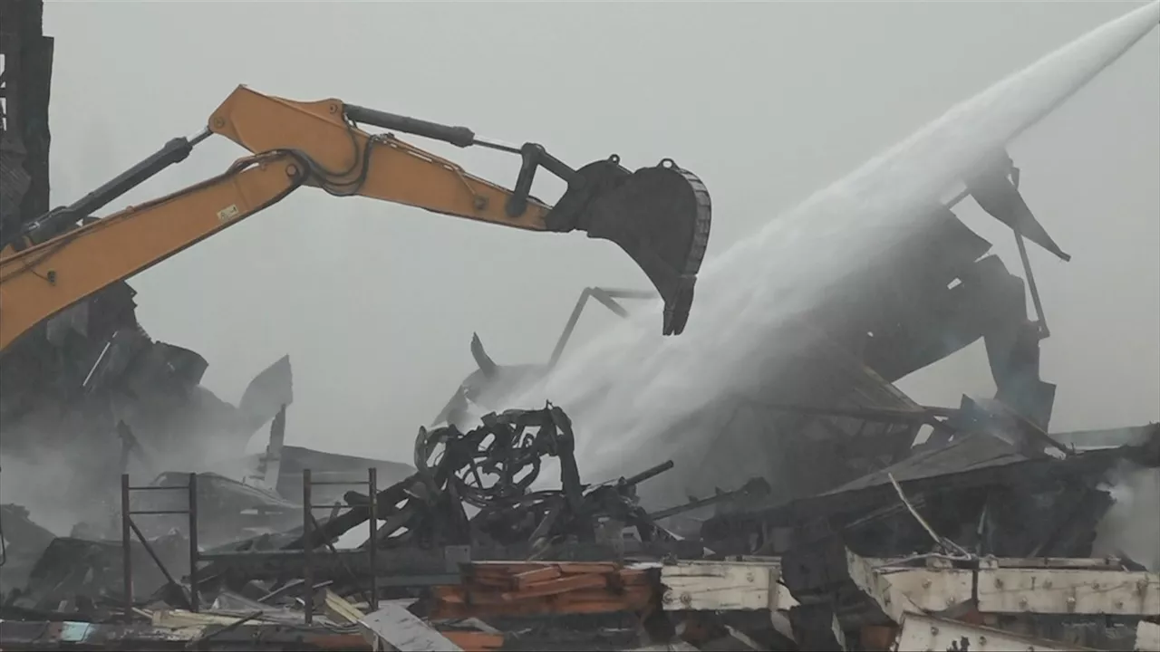 Former Somass workers reflect after fire destroys part of shuttered Port Alberni mill