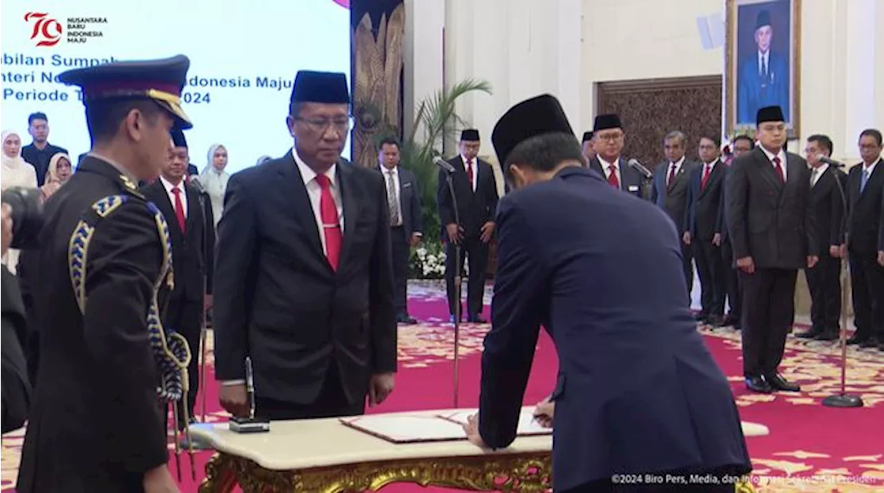 Resmi Jabat Menkumham, Supratman Mau Geber Reformasi di Bidang Hukum