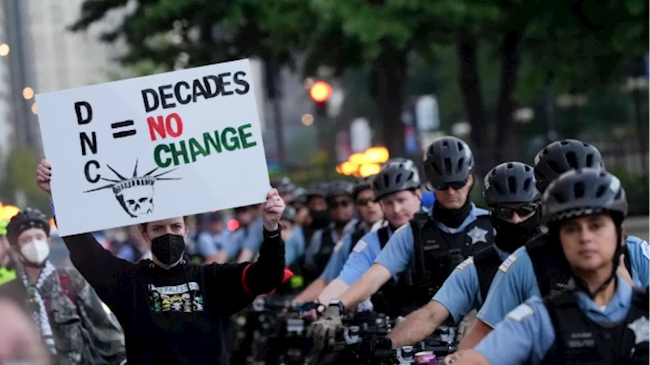 Scenes of protests ahead of Democratic National Convention