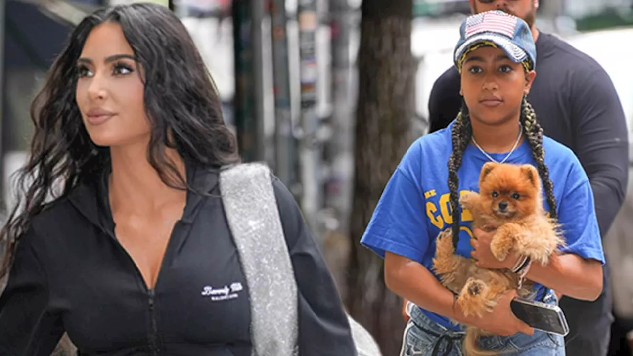 Kim Kardashian, 43 and daughter North West, 11, go shopping in NYC