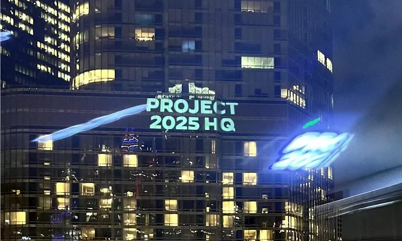 DNC lights ‘Project 2025 HQ’ on Trump Tower despite former president’s dismissal