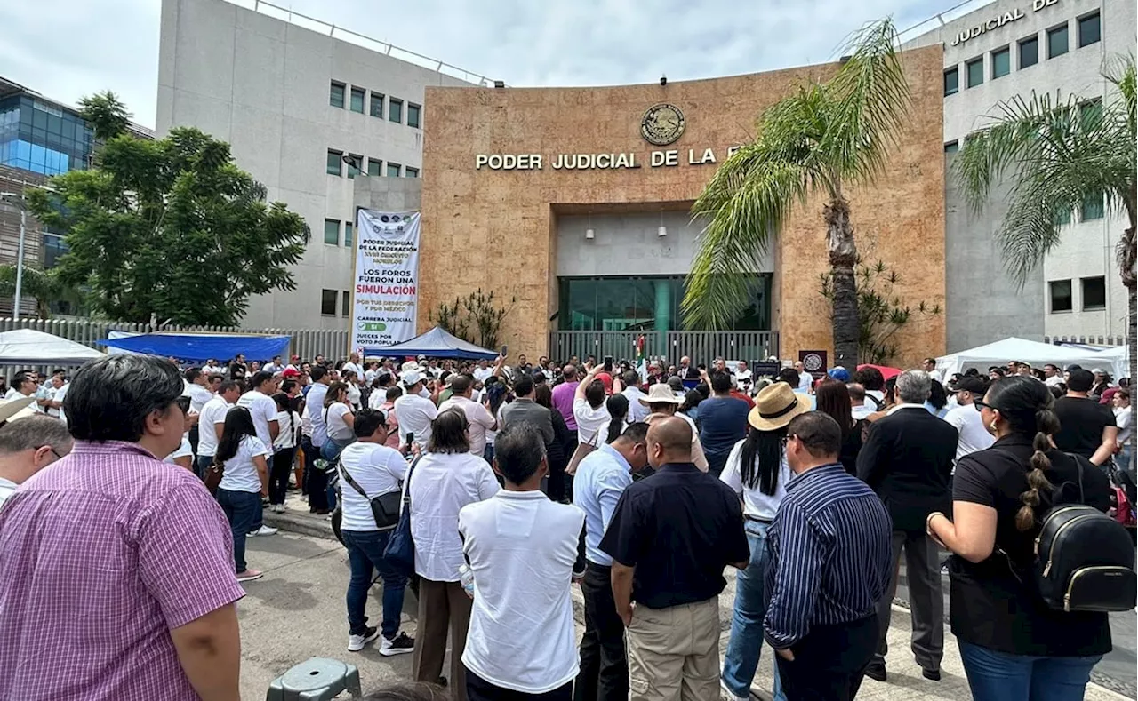 Paro en el Poder Judicial de Morelos en protesta contra reforma federal