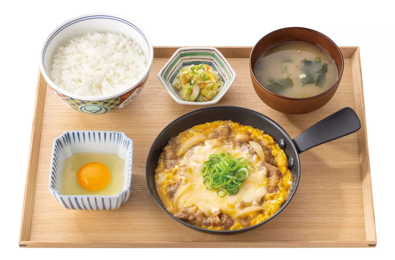 吉野家「月見牛とじ丼」と「御膳」8月22日発売、玉子2個で“熱々ふわふわ”の牛とじにさらに生玉子1つが付く、2024年は「クワトロチーズ」と「ねぎラー油」トッピングも用意、昨年は鶏卵需給関係で販売見送り (2024年8月19日)