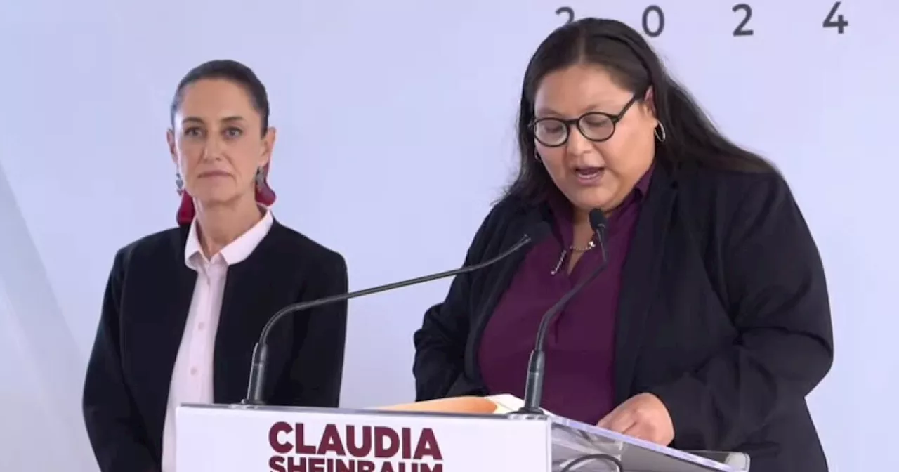 Citlalli Hernández será secretaria de Mujeres, anuncia Claudia Sheinbaum