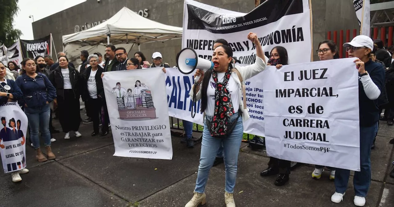 Trabajadores del Poder Judicial inician paro indefinido por reforma de AMLO